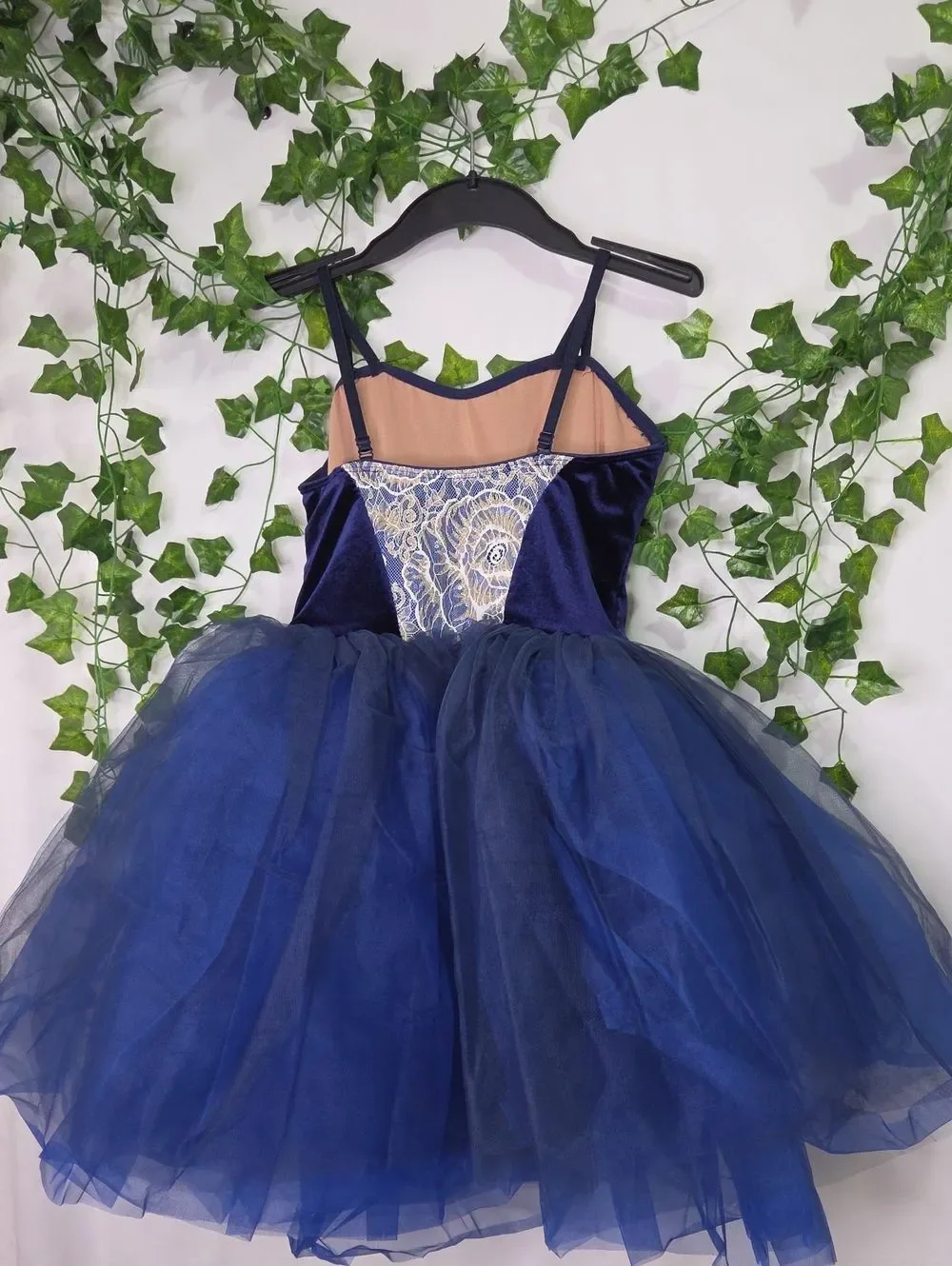Revolution. Navy Blue Velvet & Gold Lace Costume. Size XLC. Like New